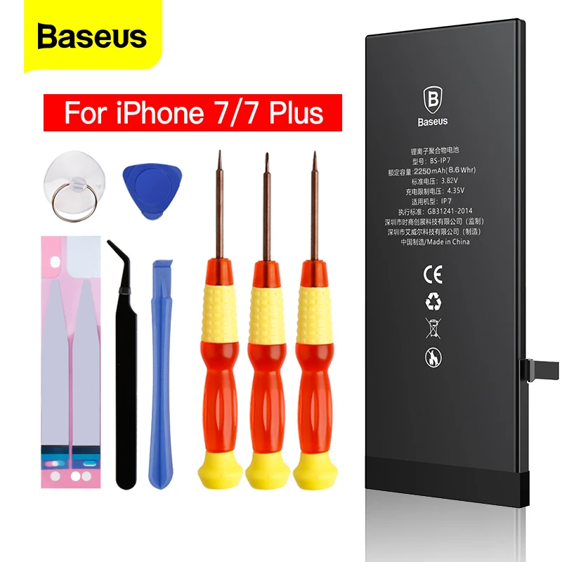 

Baseus Original Mobile Phone Batteries For iPhone 7 7 Plus 7plus Battery High Capacity Bateria Replacement Battery For iPhone 7p