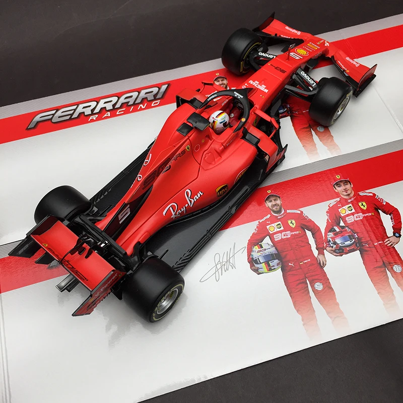Bburago 1:18 1/18 2019 Ferrari SF90 Vettel No5 formala 1 F1 гоночный автомобиль средство литья под
