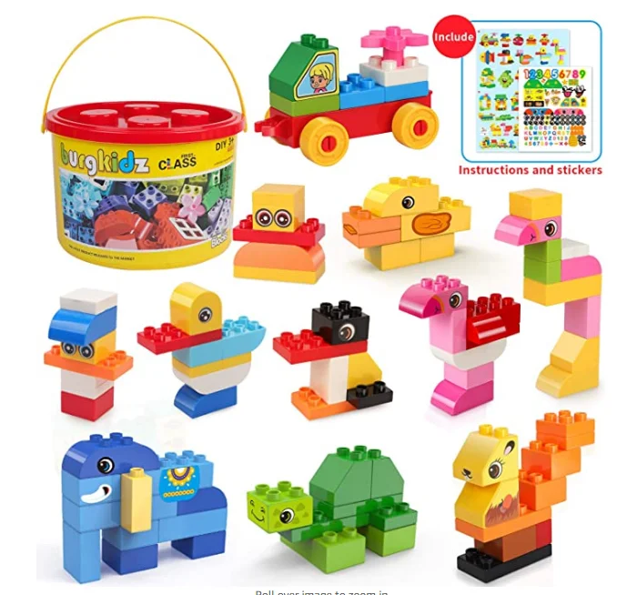 Конструктор сделай сам большого размера большие кирпичи грузовик машина