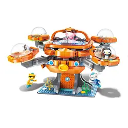Enlighten 3708, 698 шт., Октонавты осьминог, осьминог, игровой набор, строительные блоки, игрушки для детей