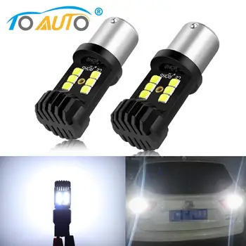

2pcs BAY15D BA15S BAU15S LED 1156 P21W PY21W P21/5W T20 7443 W21/5W Car LED Bulbs Signal Brake Reverse Lamp Auto 12V