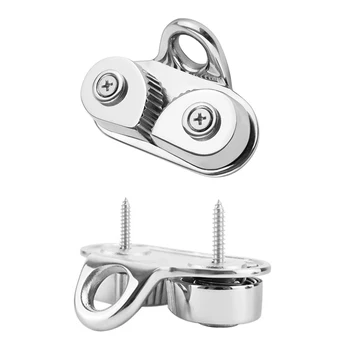 

Hardware Cam Cleat Strong Load Capacity Easy Install Marine Stainless Steel With Leading Ring Boat Practical Canoe Dinghy Kayak