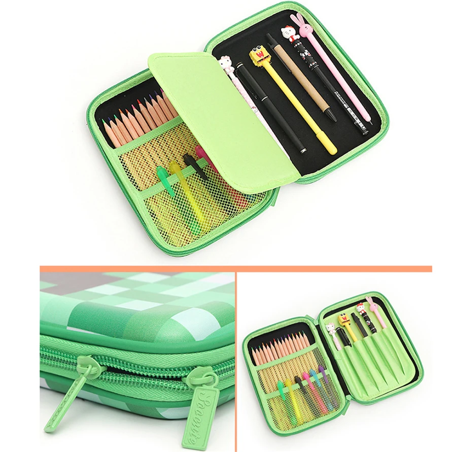 Kawaii Pencil Cases School Boy Stationery Cute Estuches Unicorn Fournitures Scolaires Estojo Papeterie Kawai Pen Box Piorniki