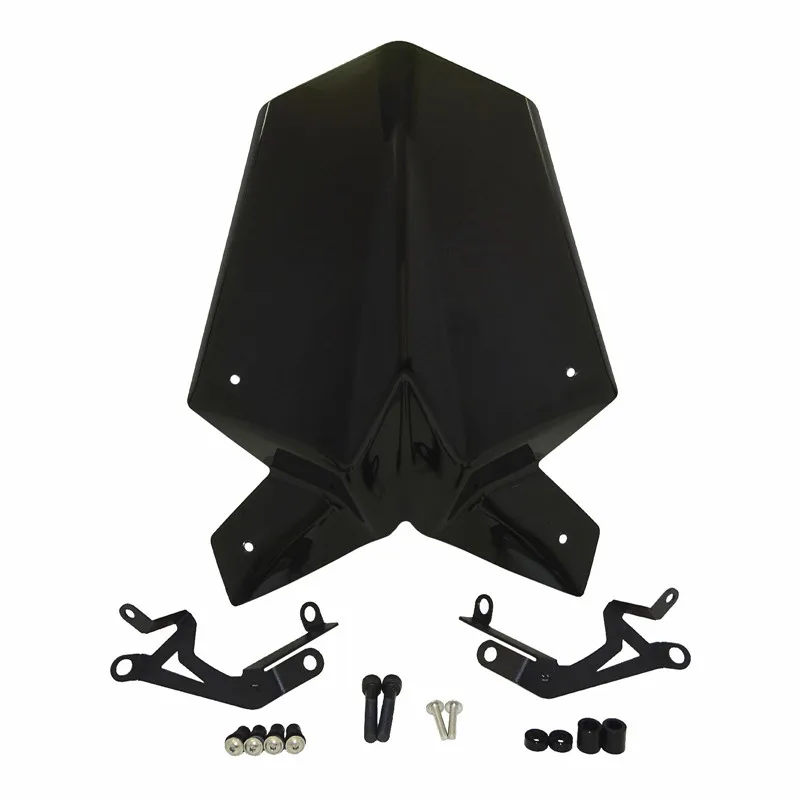 Лобовое стекло лобового стекла с монтажным кронштейном для KTM Duke125 Duke390 125 390 Duke