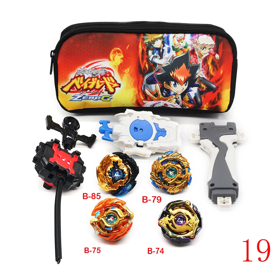 Beyblade Burst набор Beyblade металлический Fusion пусковой захват пакет Бог спиннинг Топы Bey Blade Blades игрушка Новинка - Цвет: A19