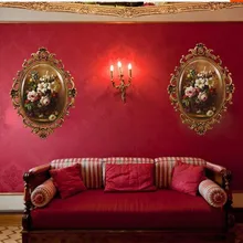 Европейский стиль настенные подвесные украшения, настенные наклейки, красивые фрески, креативное Искусство и ремесла, домашний ресторан, Офисная стена