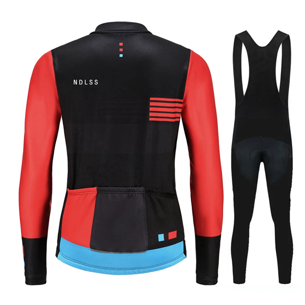 Зимняя Теплая Флисовая одежда NDLSS Maillot cyclместа 2020 мужской костюм из Джерси для