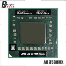 Processeur AMD A8-Series A8-3530MX A8 3530MX 1.9 GHz, 4 cœurs, 4 threads, prise FS1