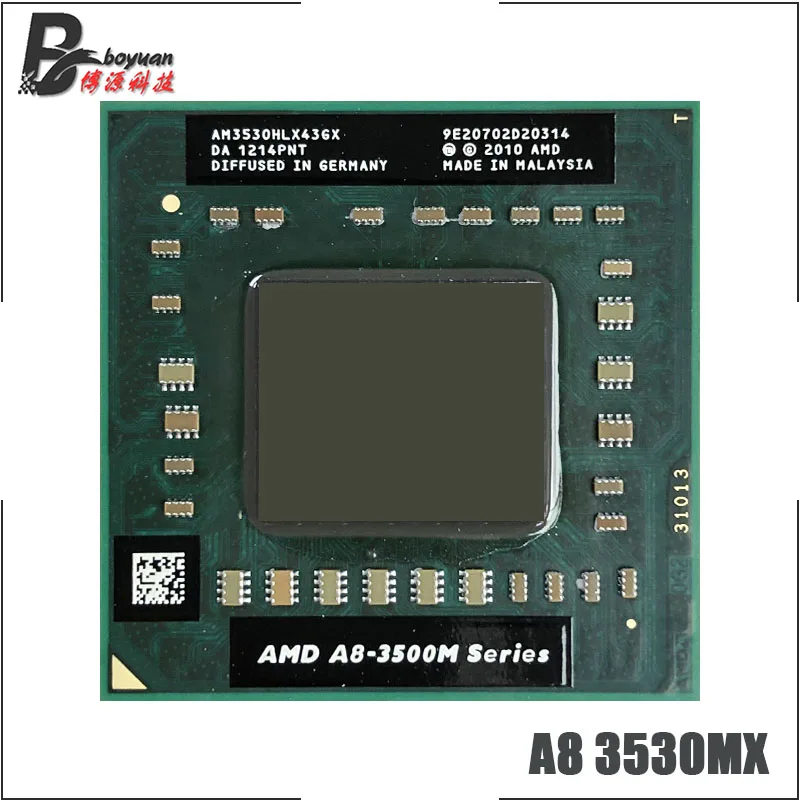 Процессор AMD A8-Series A8-3530MX A8 3530MX 4-ядерный 1 9 ГГц Socket FS1 | Компьютеры и офис