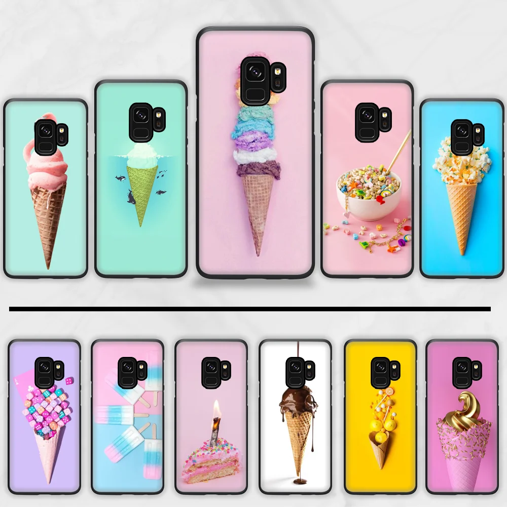 Десертный мороженое Макарон еда Роскошный чехол для телефона Samsung S6 S7 edge S8 S9 S10 e plus