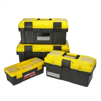 

Portable S/M/L Size Plastic Hardware Toolbox Household Multifunction Maintenance Toolbox Car Storage Box Anti-Fall Box