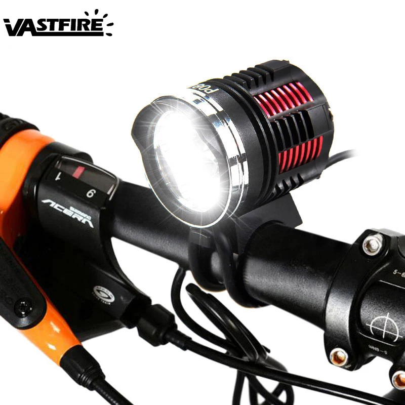 Водонепроницаемый налобный фонарь 6000 лм 3 светодиодных лампы|front bike light|bike lightno