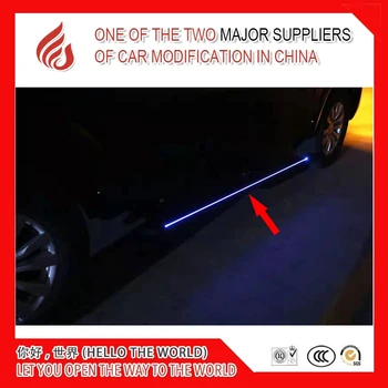 

High quality Aluminium alloy Automatic scaling Electric pedal side step running board with light for XV 2017+