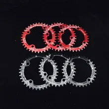 104bcd круглые пластины рифленый диск для конверсии горного велосипеда и отрицательные зубные эллипсоидальные однозубные диски 32 34 36T Crankset Sin