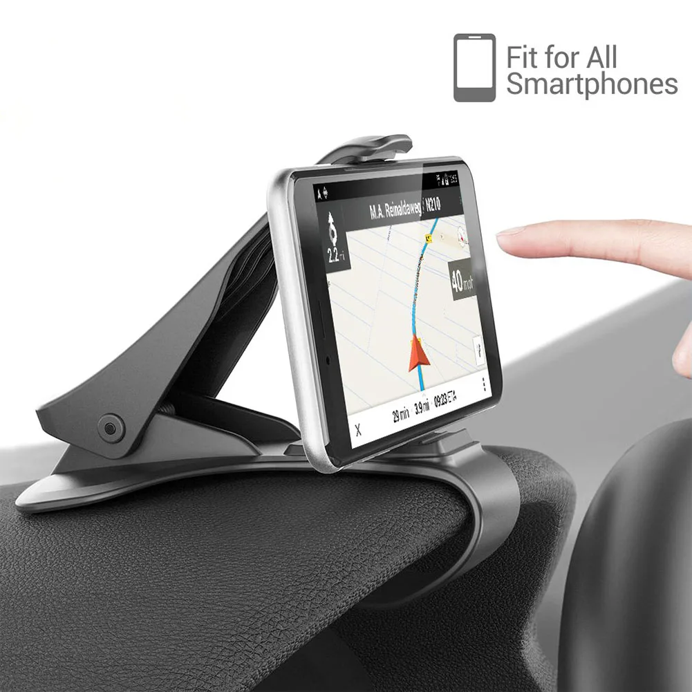 

Car Phone Holder 360 Degree GPS Navigation Dashboard Phone Holder in Car for Universal Mobile Phone Clip Mount Stand Bracket