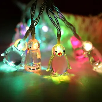 

Konesky Penguin Animal Shape String Lights10-LED 1.65M Atmosphere Decoration Holiday Lighting LED Penguin String Light
