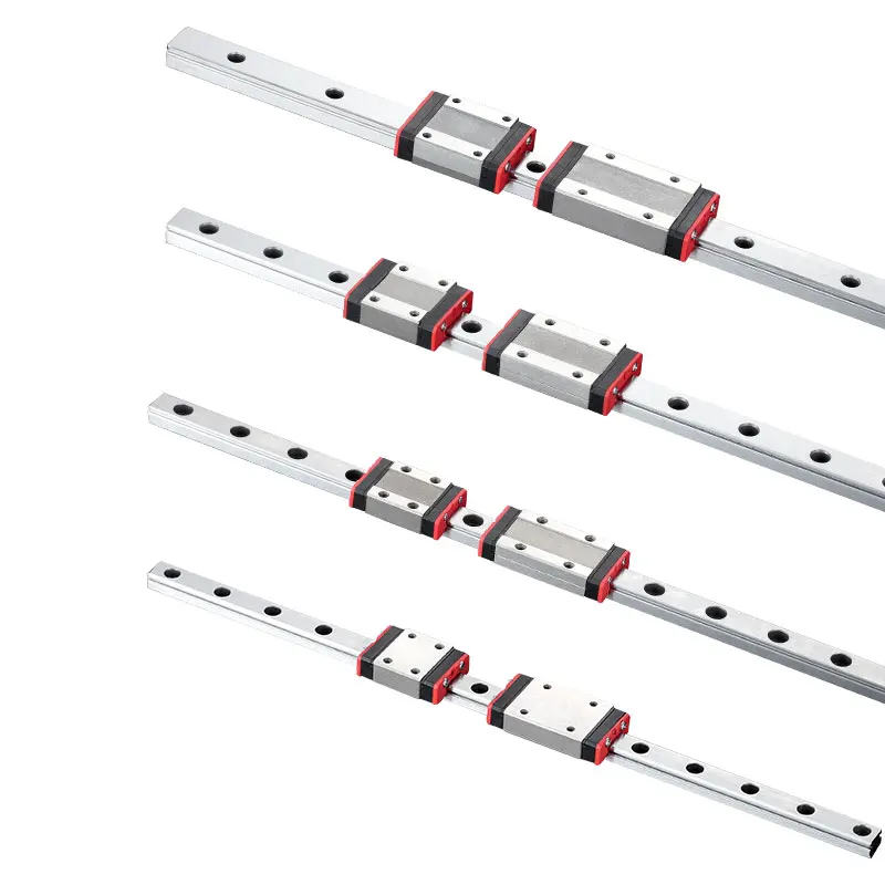 Huh-DAOGUI Color : MGN9H, Size : 800MM 1set Linear Guide 3D Printer MGN7 MGN12 MGN15 MGN9 L 100 350 400 500 600 800mm Miniature Linear Rail Slide 1pcs MGN MGN12H Carriage 