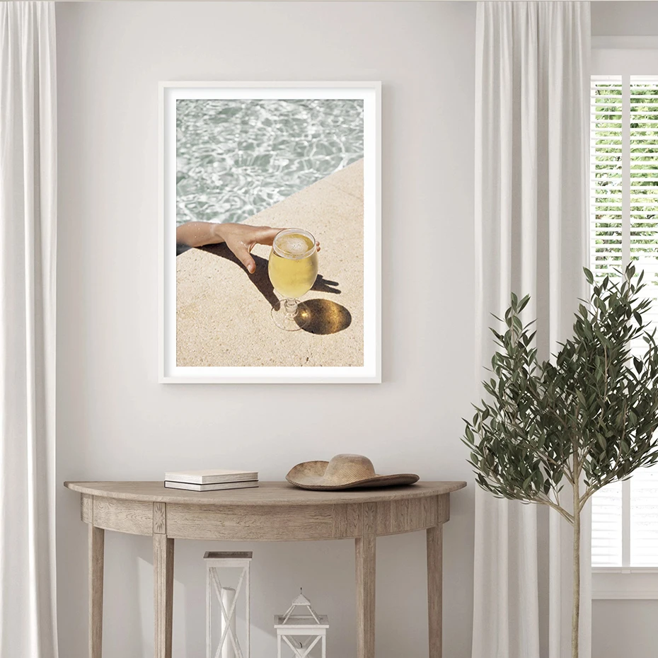 Modern-Swimming-Pool-Agave-Maldives-Beach-Seascape-Canvas-Painting-Wall-Art-Prints-Poster-Picture-Living-Room (2)