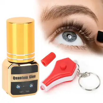 

7ml Eyelashes Extension Grafting Glue Long Lasting Eyelash Glue Fast Drying Glue with Light Sensor Eyelash Extension Glue