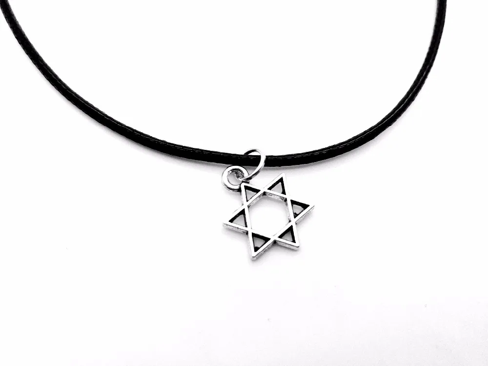Простые крошечные ожерелья Magen Star Of David с пятиконечной звездой из Израиля буквой