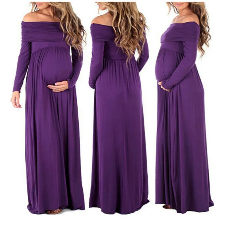 Новинка; платья для беременных; Платье для фотосессии; платье на одно плечо с высокой талией; свободное сексуальное платье; платье для беременных; сексуальное длинное платье; Vestido