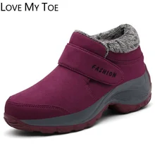 Г., зимние повседневные женские кроссовки на меху с плюшевой стелькой; Теплая обувь на танкетке; Chaussure Femme; спортивная женская обувь на платформе; zapatos mujer
