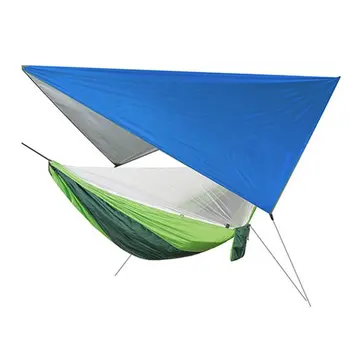 

Automatic Speed-Open Anti-Mosquito Net Hammock Canopy Set Waterproof Polyester Fabric Nylon Polyester Mesh