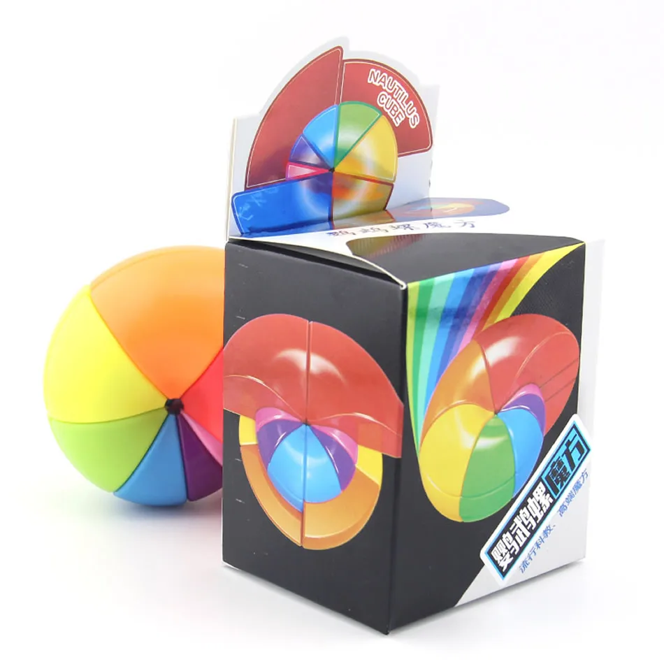 FanXin Nautilus Magic Cube Parrot Spiral Shell Snail Screw Speed Puzzle Twisty Brain Teaser Antistress Educational Toys For Kids