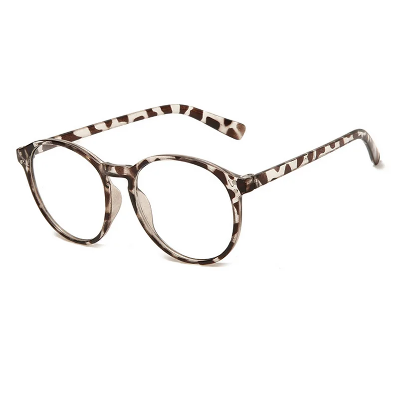 Diopter 0 to -6.0 Finished Myopia Glasses Women Floral Round Myopic Eyeglasses Nearsighted Optical Spectacle Frame Ladies