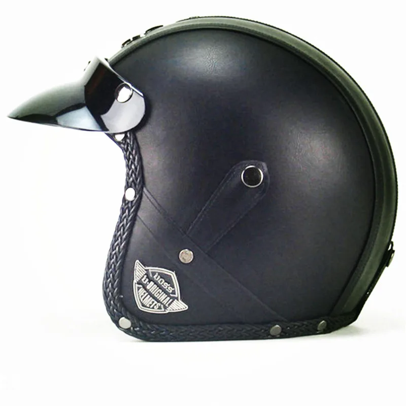 VOSS Motorcycle Helmets Open Face Half 