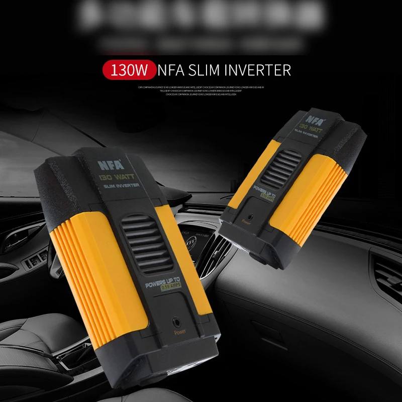 

NFA Niufukesi 130w Molded Case Adapter 12VDC Modified Sine Wave Inverter 7833nb