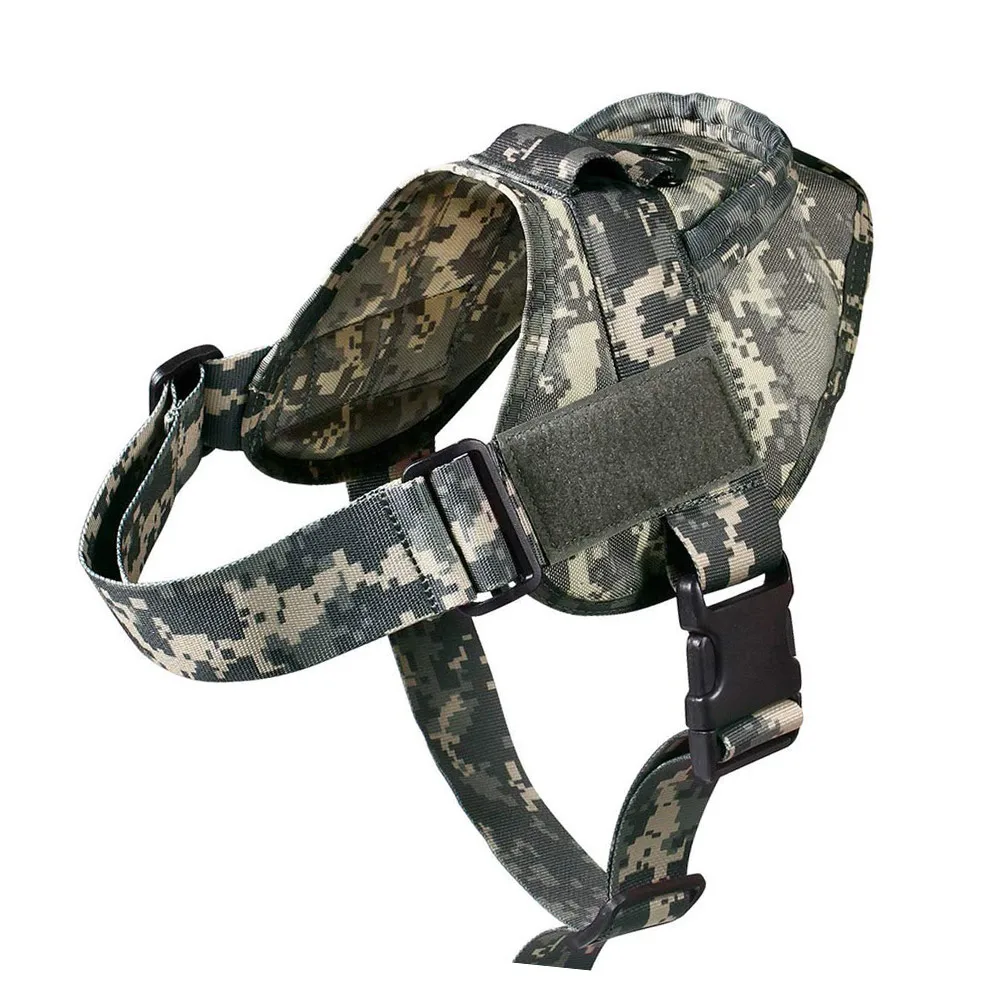 5 шт. тактический жилет для собак Patrol K9 рабочий ошейник для домашних животных маленький большой военный поводок для собак с ручкой для овчарки - Цвет: DDC