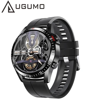 

UGUMO Smart Watch Waterproof Body Temperature Fitness Tracker Smart Bracelet Heart Rate Monitor for Ios Android Men Women Watch