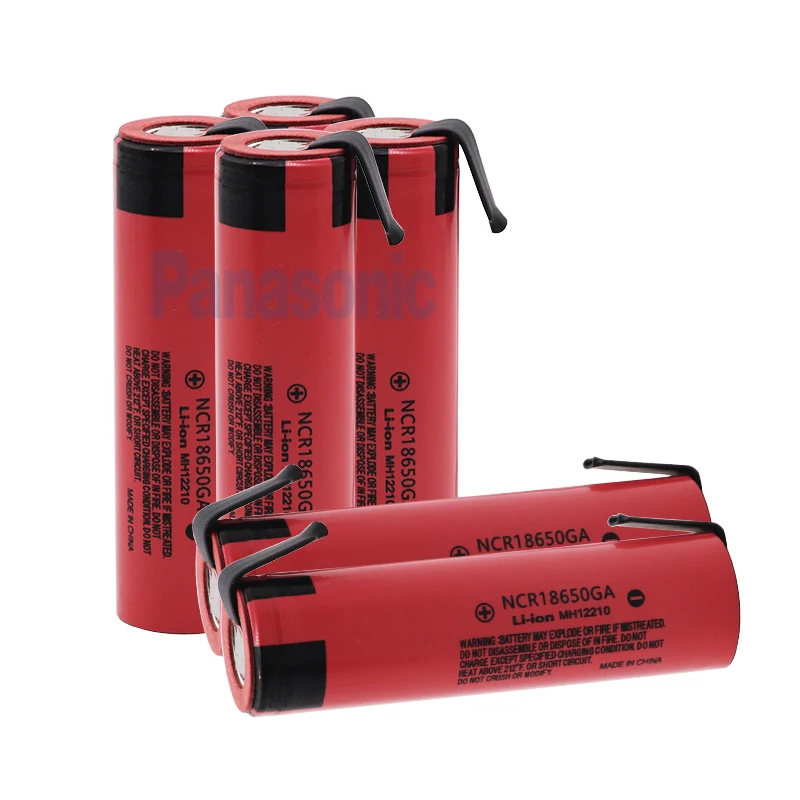2/3/4/6 шт. Panasonic NCR 18650 GA 3,7 V 3500mAh 18650 аккумуляторная батарея для игрушечный фонарик литиевая батарея+ никель