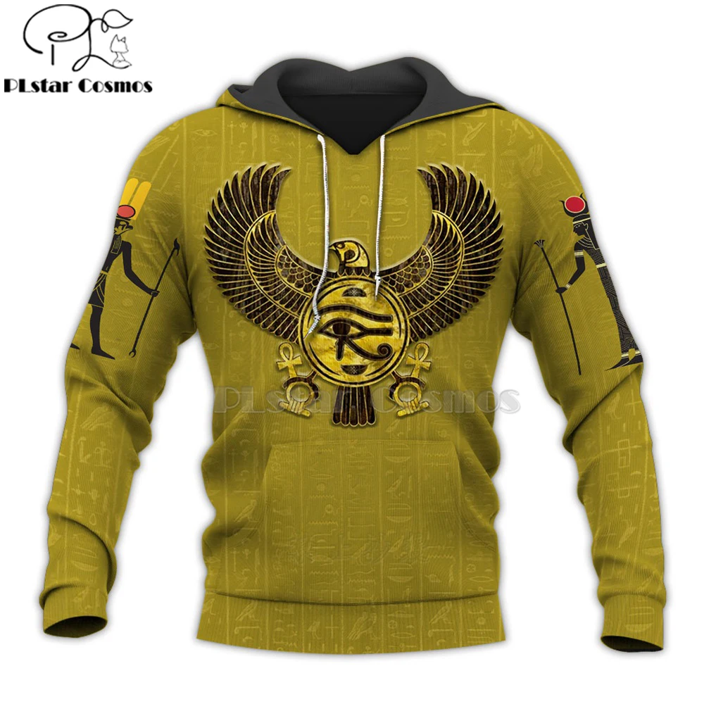 

Mysterious retro ancient Horus Egypt goddess Pharaoh totem 3d hoodies/Sweatshirt Winter autumn funny long sleeve streetwear-14