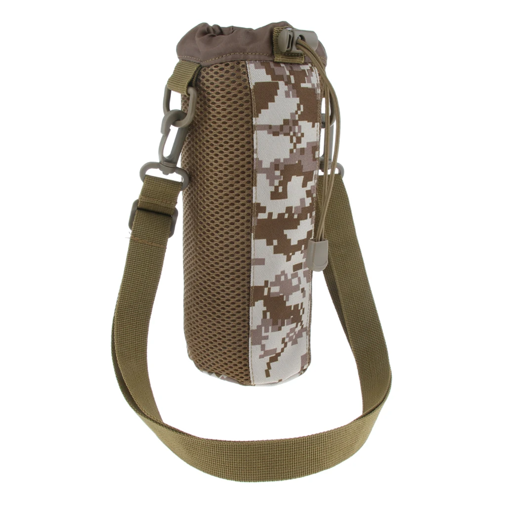 На открытом воздухе спортивные бутылки для воды сумка Камуфляж Molle бутылки с водой держатель с плечевым ремнем