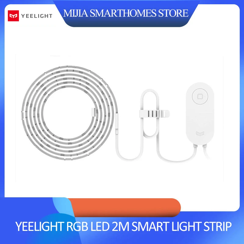 Xiaomi Yeelight RGB LED 2 м умная световая полоса умный дом для приложения WiFi работает с Alexa