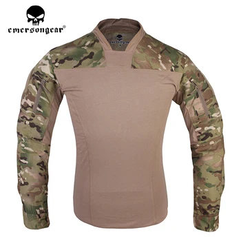 

emersongear Mens Tactical T-shirts Official Lightweight Combat Tees Multicam Army Sports Jersey Long Sleeved Tops