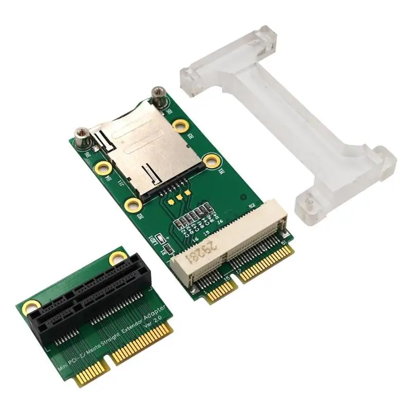  PCI Express Mini Adapter Card with SIM Card Slot for WiFi 3G 4G WWAN LTE Module Support HSPA MODEM 