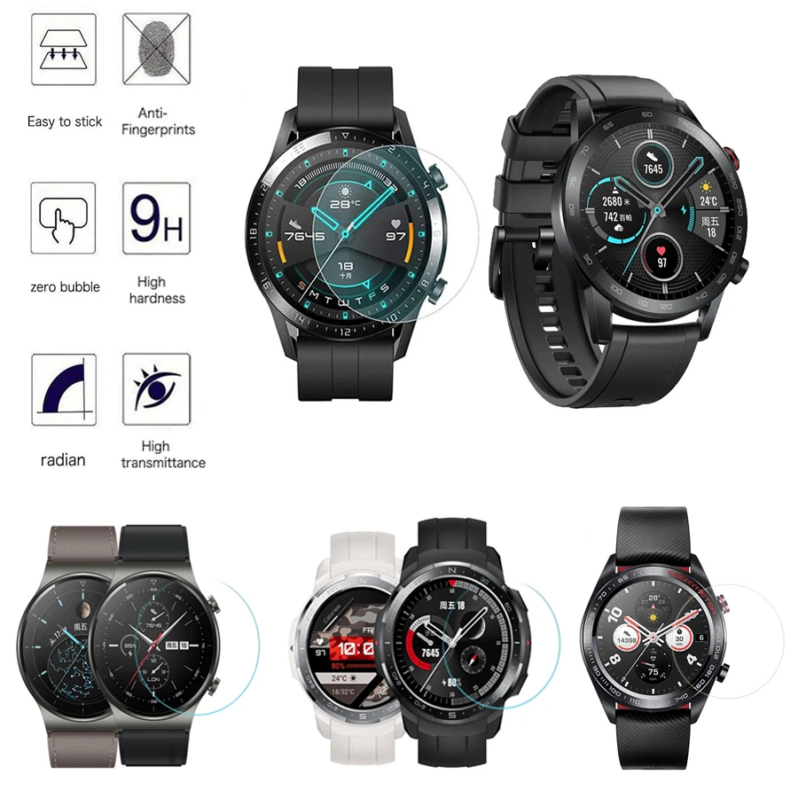 

Tempered Glass Film Screen Protector for Huawei Watch GT 2 42mm 46mm /GT2 Pro/Honor Watch GS pro Accessories