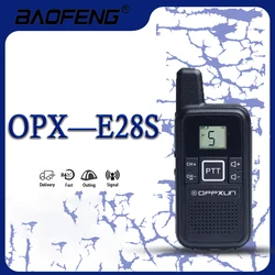 OPPXUN – walkie talkie OPX E28S MINI affichage Portable PTT CB Ham, communicateur Radio bidirectionnel C1 C10 mise à niveau Camping 2 pièces 