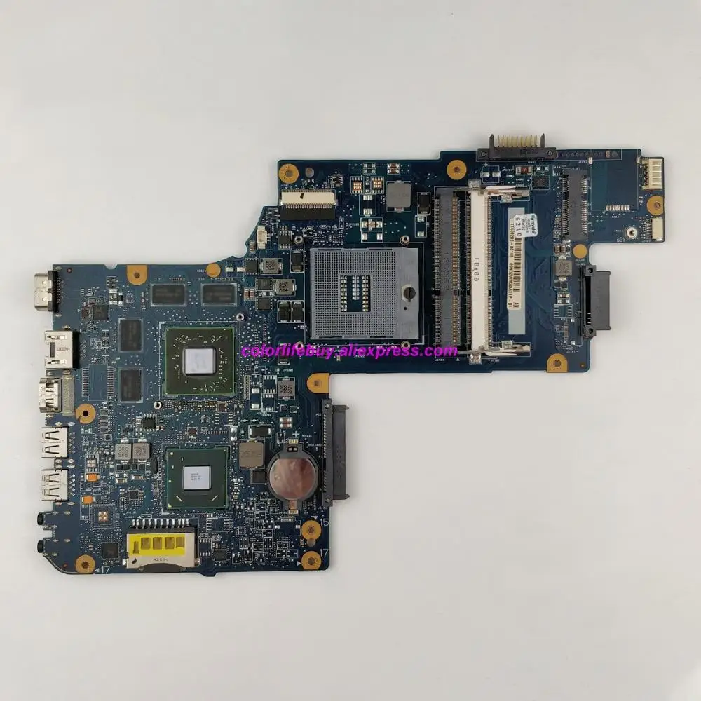 Genuine H000050770 HM76 w HD7610M/1GB Video Card Laptop Motherboard Mainboard for Toshiba Satellite L850 C850 C855 Notebook PC