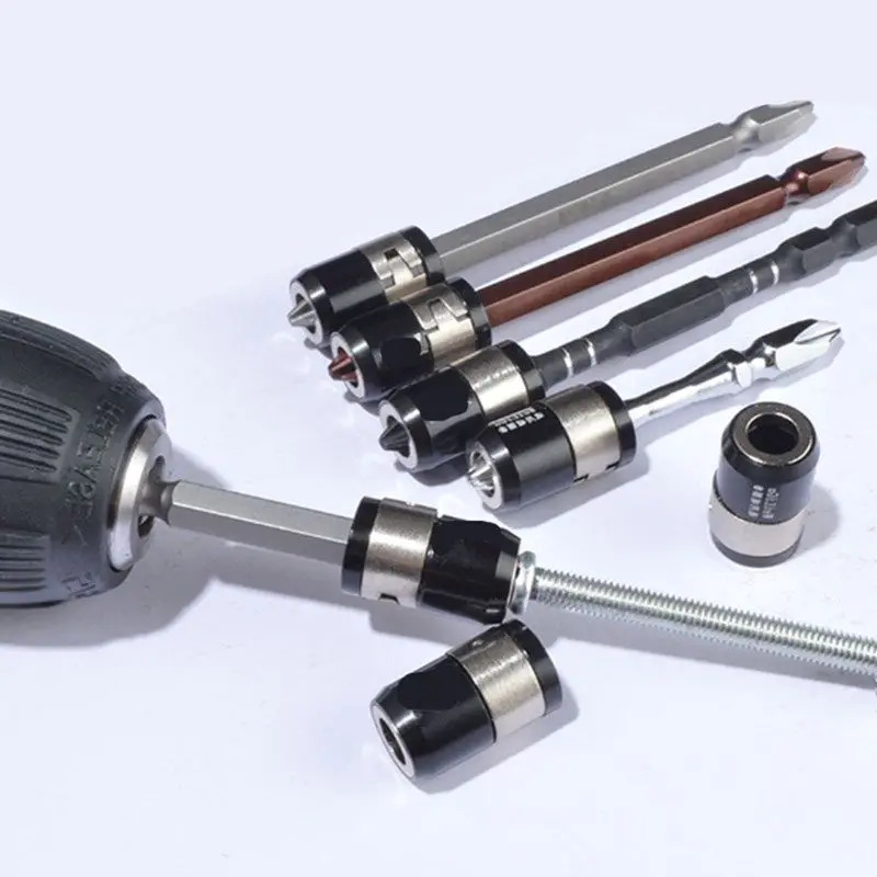 

1PC Screwdriver Magnetic Ring 1/4" 6.35mm Metal Strong Magnetizer Screw For Electric Phillips Screwdriver Bits