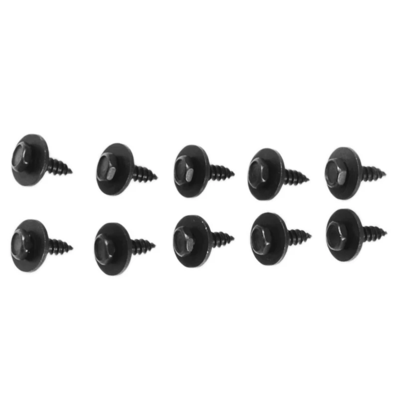セルフタッピングネジとワッシャーのセット,bmw用,4.8x19mm,黒