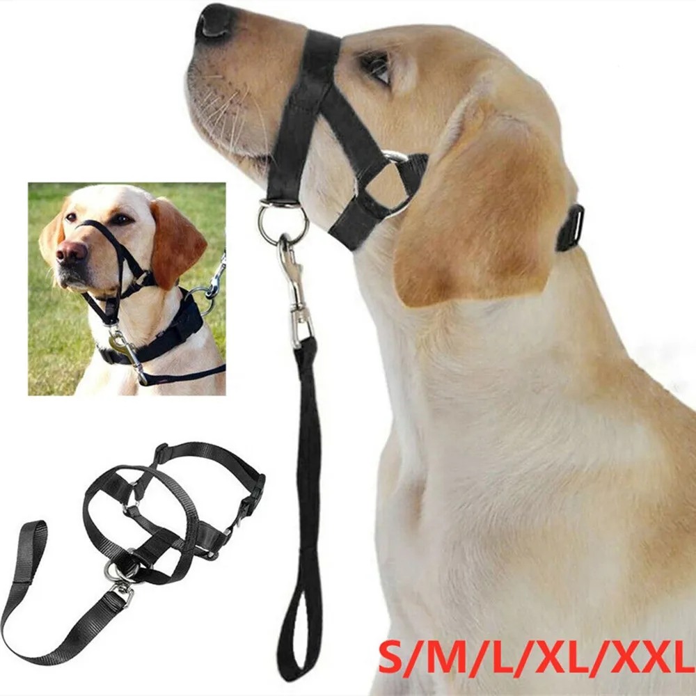 Dogalter Dog Halter Halti Training Head Collar Gentle Leader Harness Nylon Pet Accessory | Дом и сад