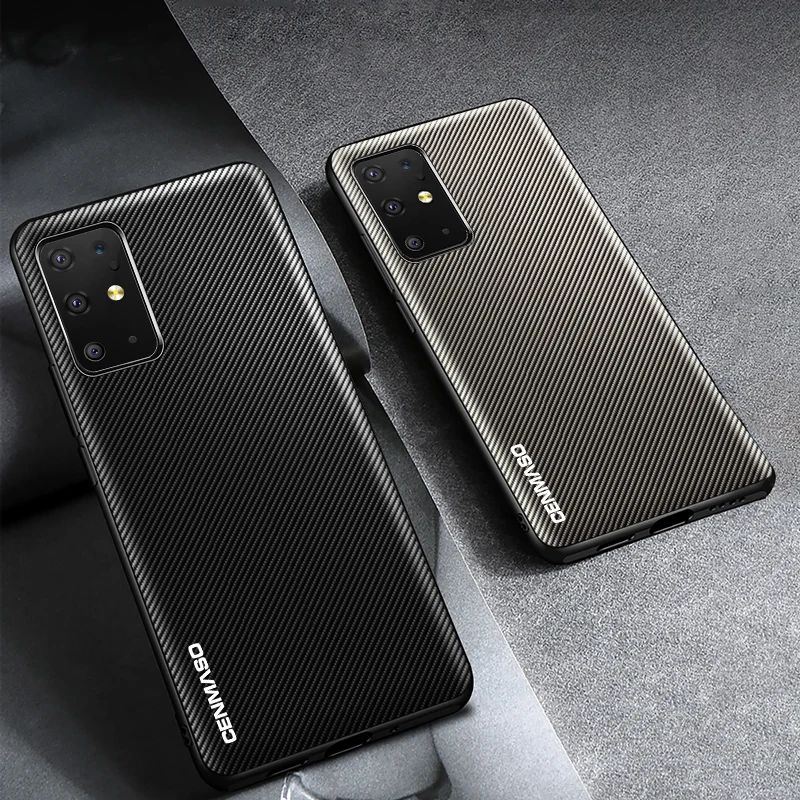 Противоударный чехол для samsung S11 Plus, чехол для samsung Galaxy A51, A71, S11e, S11 Plus, углеродное волокно, текстура кожи, полный Чехол