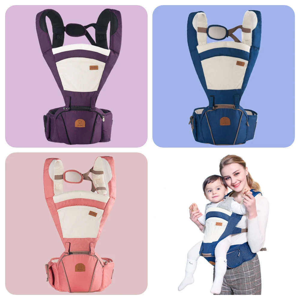 

Breathable Infant Baby Carriers Hip Seat Portable Child Suspenders Thickening Shoulders Baby Belt Adjustable Toddler Waist Stool