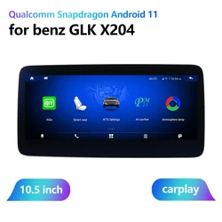 GEHANG – autoradio android avec écran 10.5 ", pour Mercedes classe GLK x204, fonction de purification de l'air et de lampe d'ambiance 