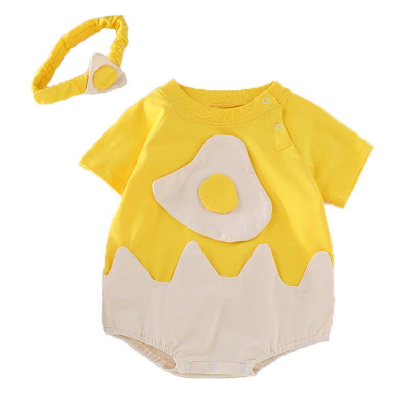 egg baby romper