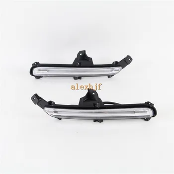 

July King LED Light Guide Daytime Running Lights case for KIA K2 RIO 2015-2018, LED Front Bumper DRL, 1:1 Replacement